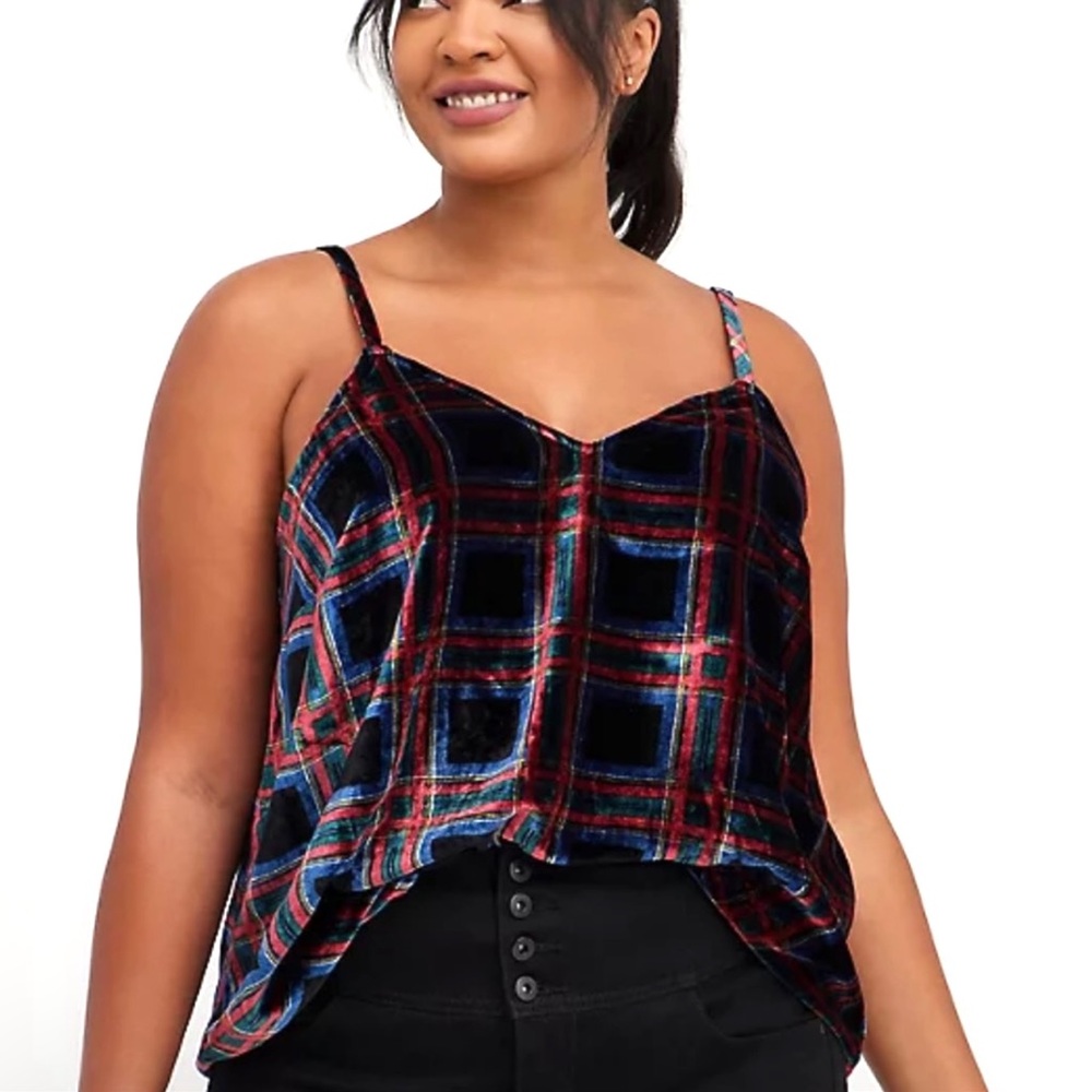 🆕❤️TORRID SOPHIE Plaid Swing Cami❤️